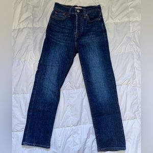 Levi’s Wedge Straight dark wash jean